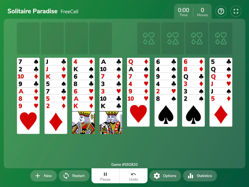 FreeCell - Jogue Online no