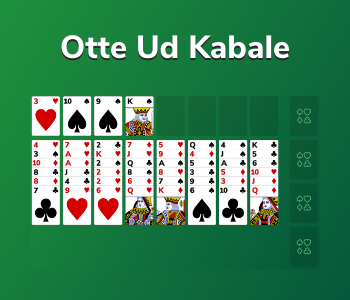 Otte Ud Kabale - Spil Online SolitaireParadise.com