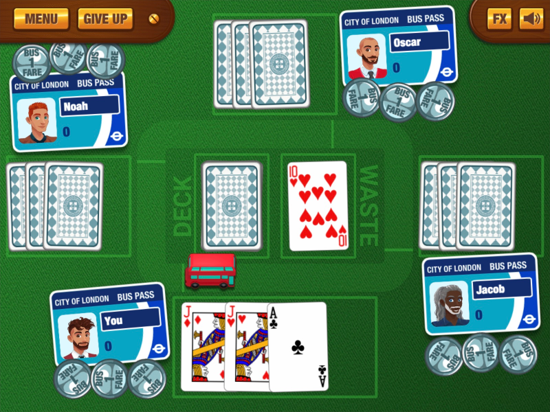 Stop The Bus - Card Game - Play Online on Solitaire Paradise