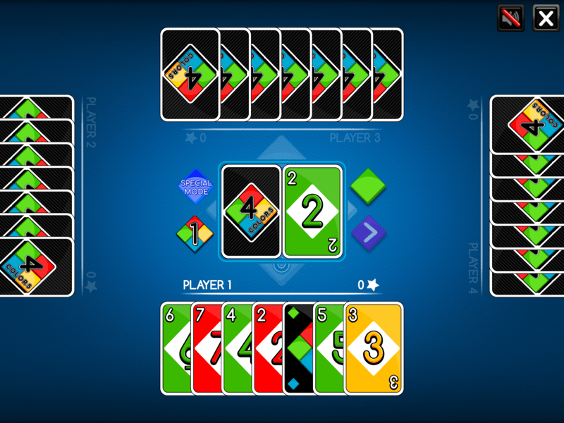 Free UNO Online Card Game - Single or Multiplayer