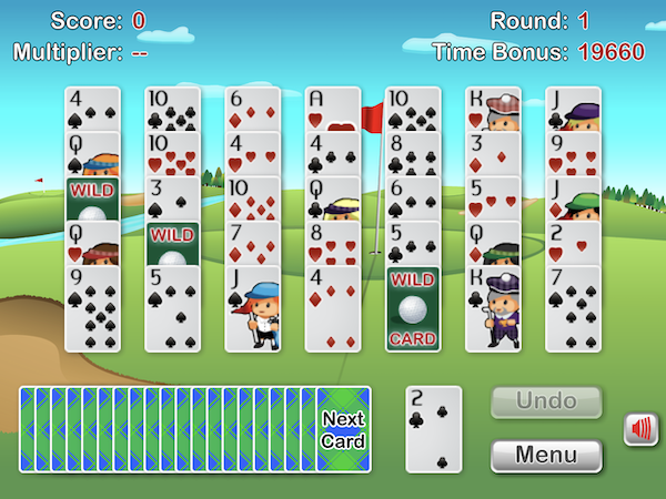 Golf Solitaire Setup