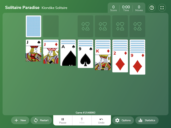 Klondike Solitaire Paradise 🕹️ Play Now on GamePix