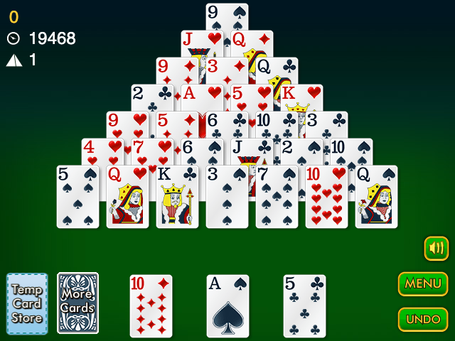 Piramide Solitaire deal